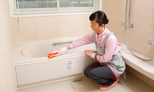 水まわりのお掃除：浴室クリーニングの画像